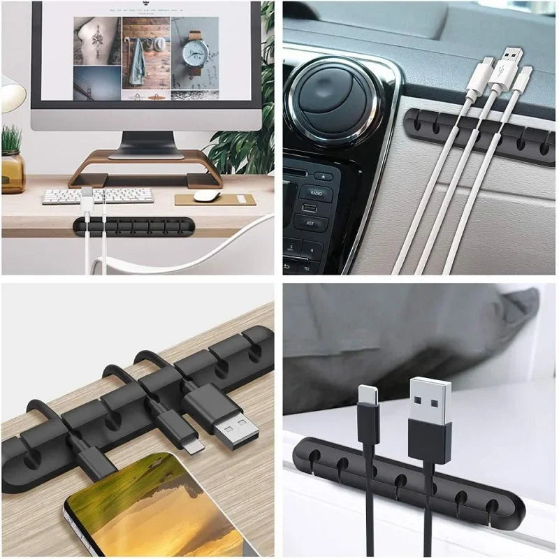 Silicone Cable Organizer Clips