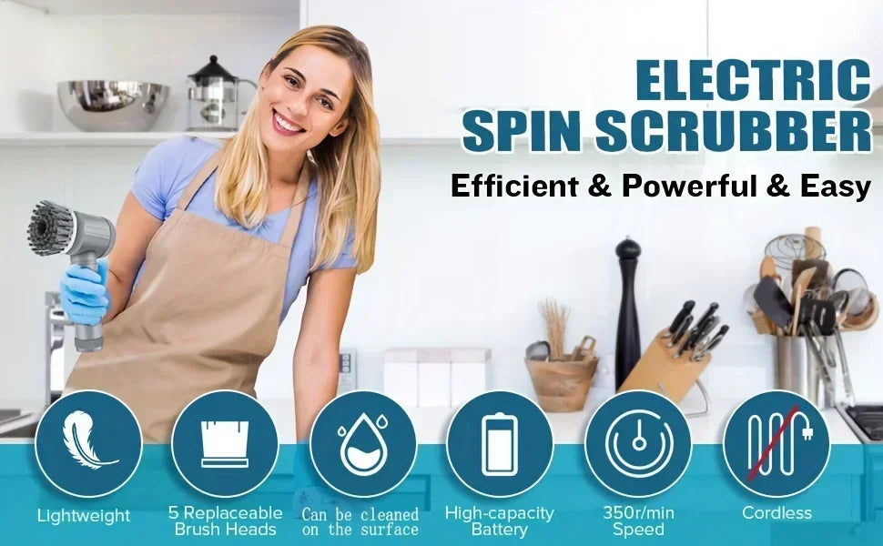 Electric Spin Scrubber Pro
