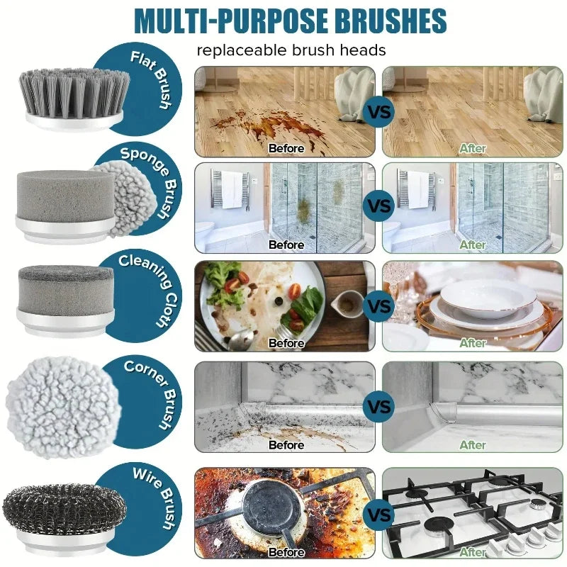 Electric Spin Scrubber Pro