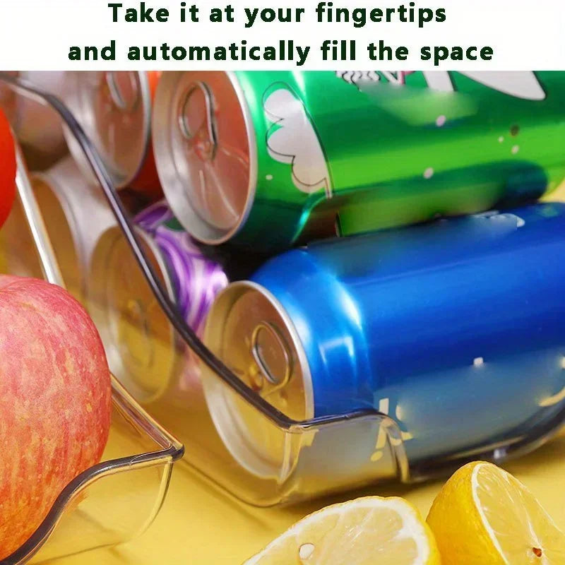 Rolling Can Dispenser Rack