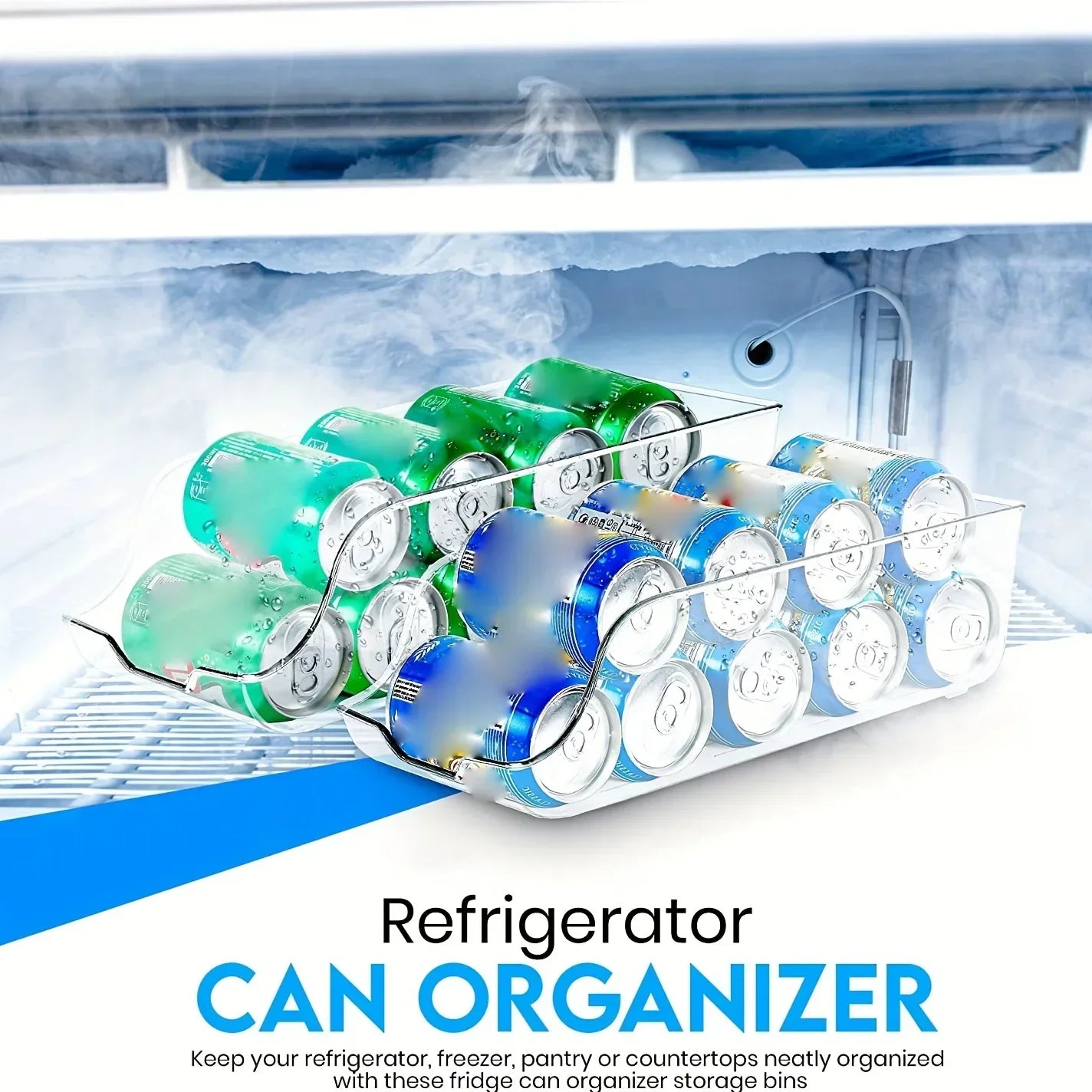 Rolling Can Dispenser Rack