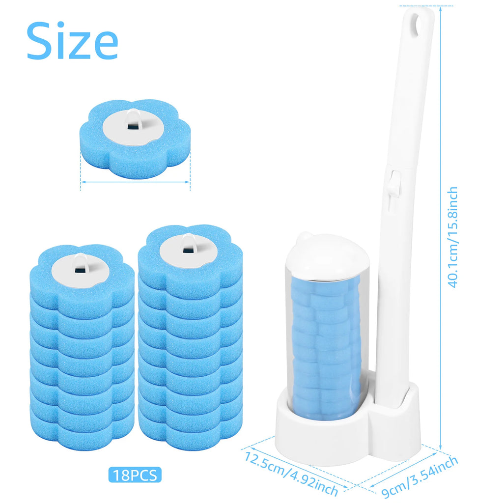 No-Touch Toilet Brush Set