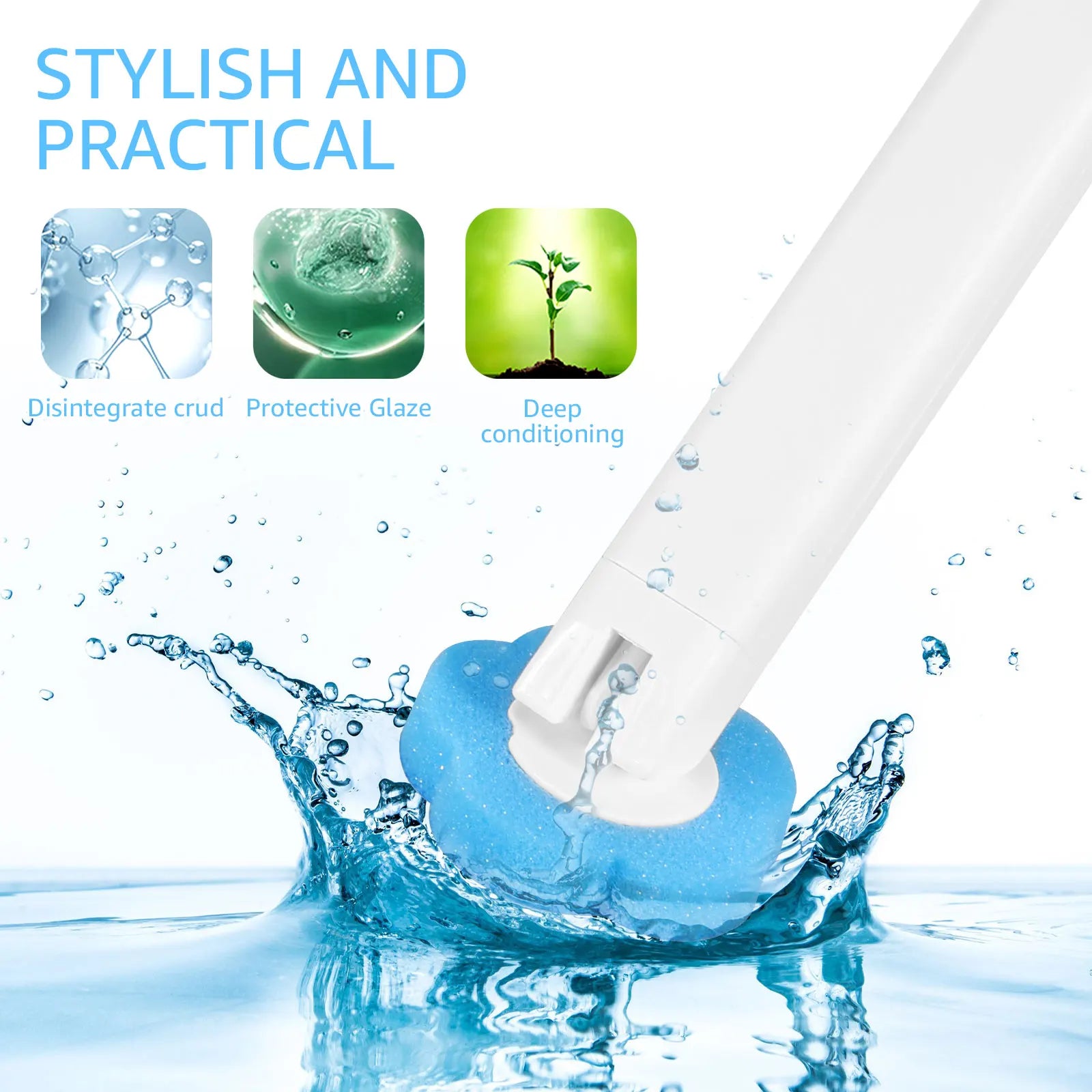No-Touch Toilet Brush Set