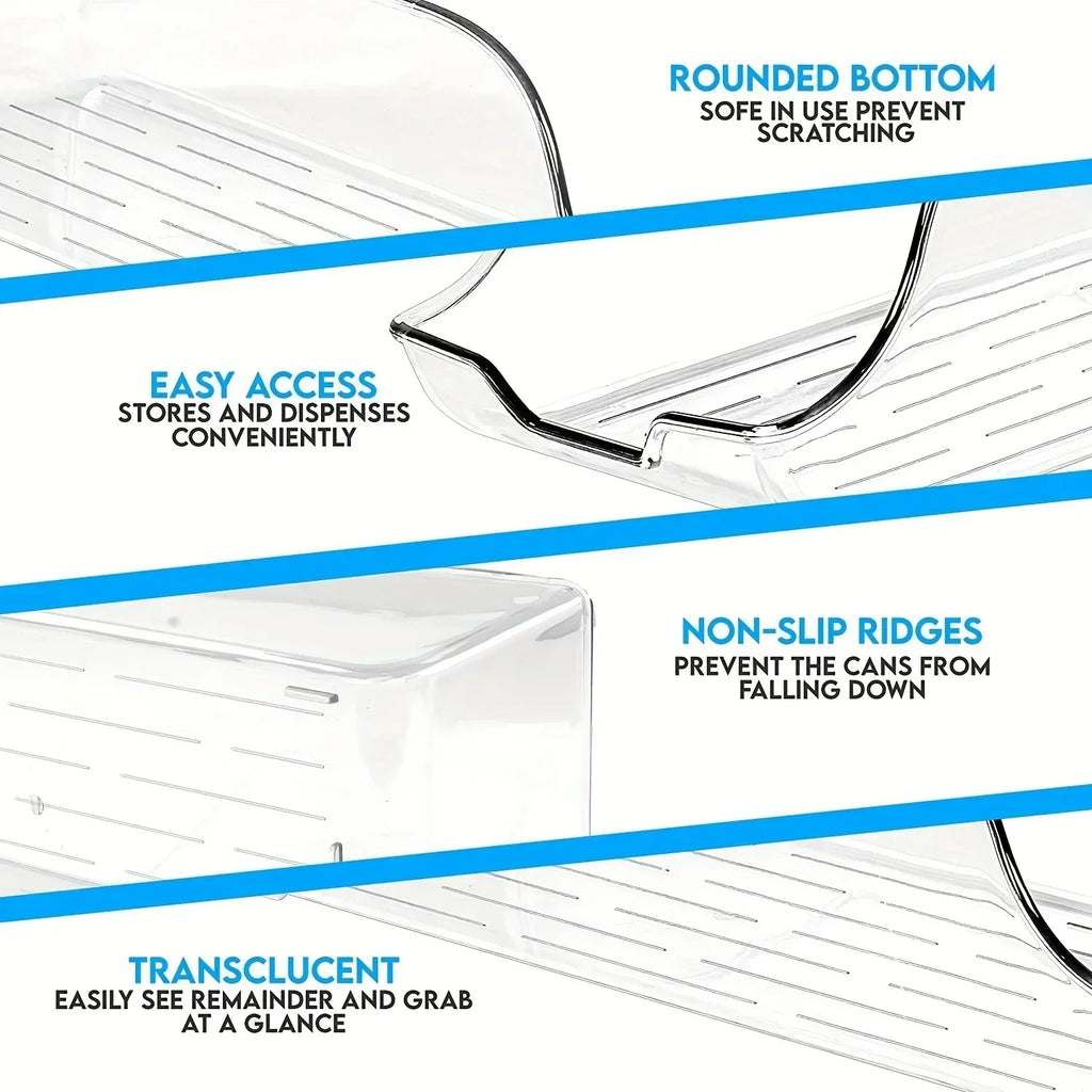 Rolling Can Dispenser Rack