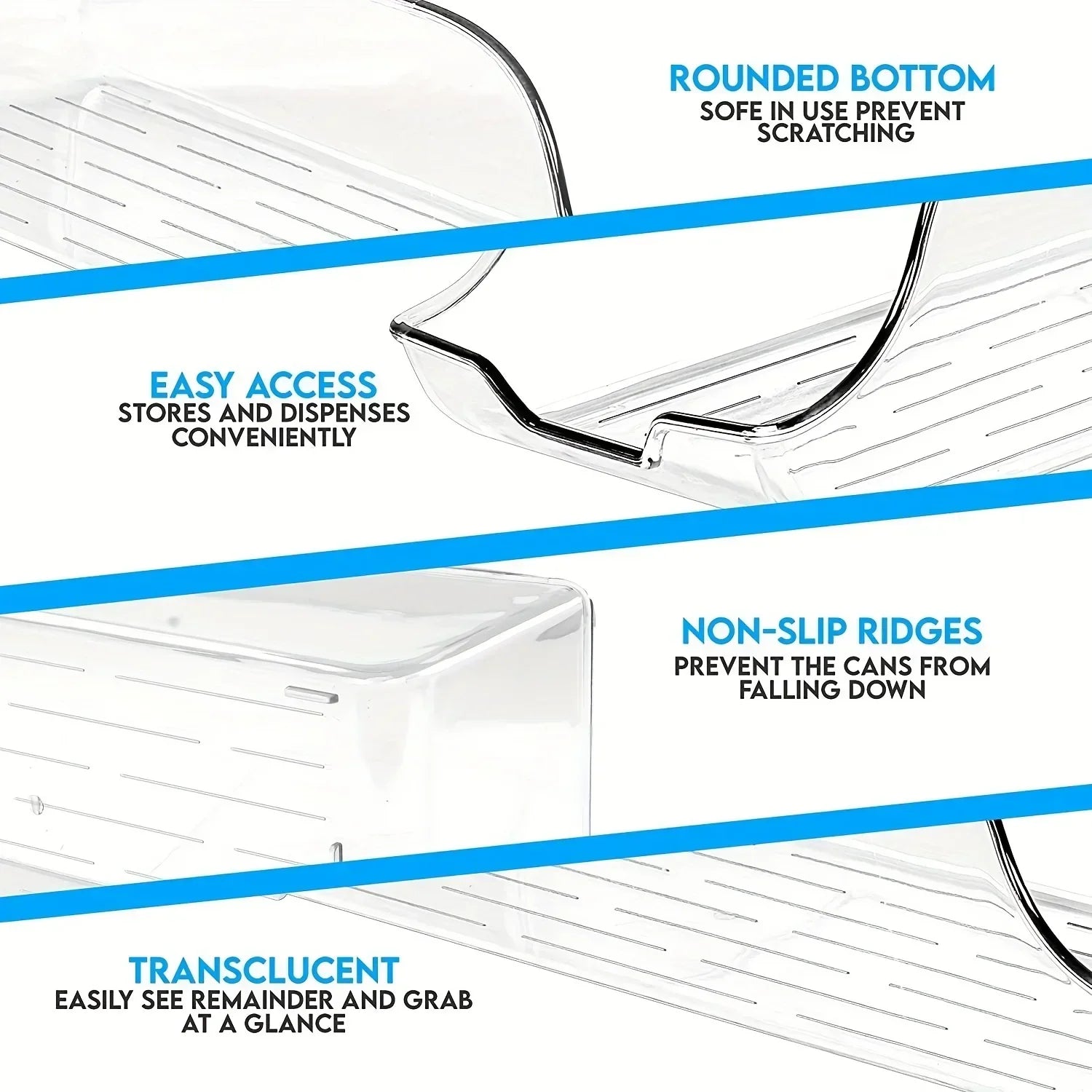 Rolling Can Dispenser Rack