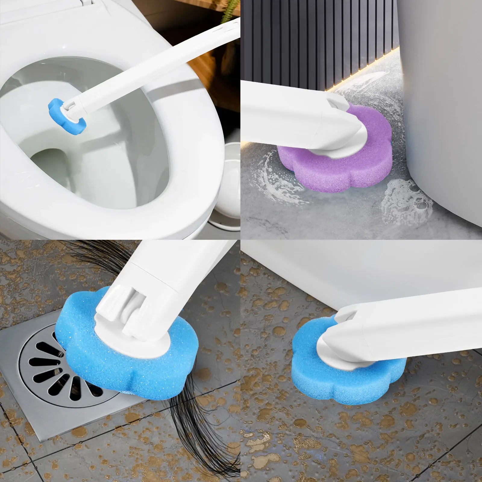 No-Touch Toilet Brush Set