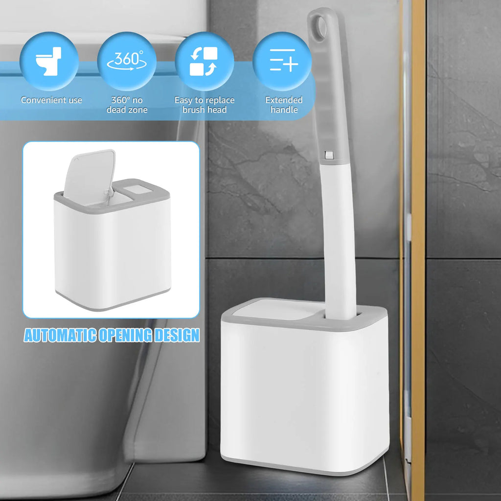 No-Touch Toilet Brush Set