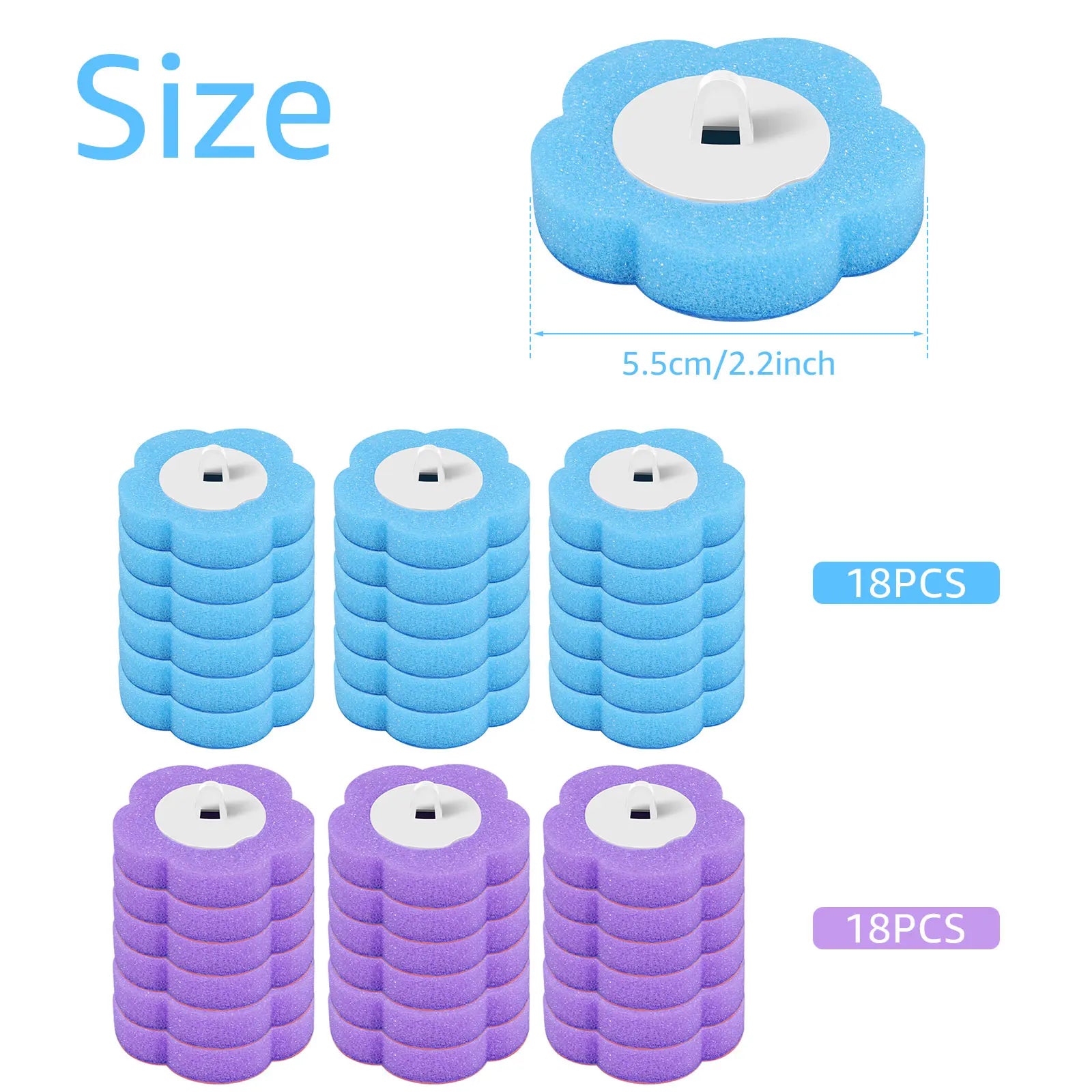 No-Touch Toilet Brush Set