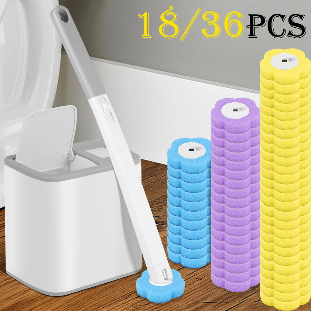 No-Touch Toilet Brush Set