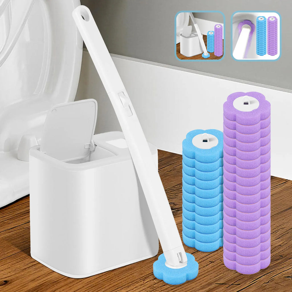 No-Touch Toilet Brush Set