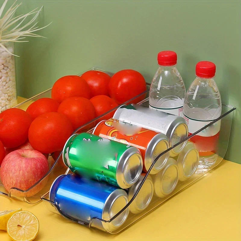 Rolling Can Dispenser Rack