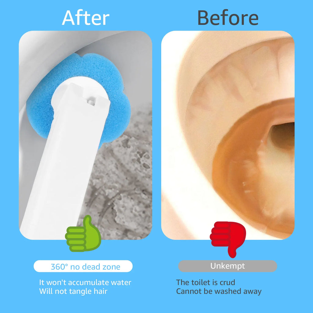 No-Touch Toilet Brush Set