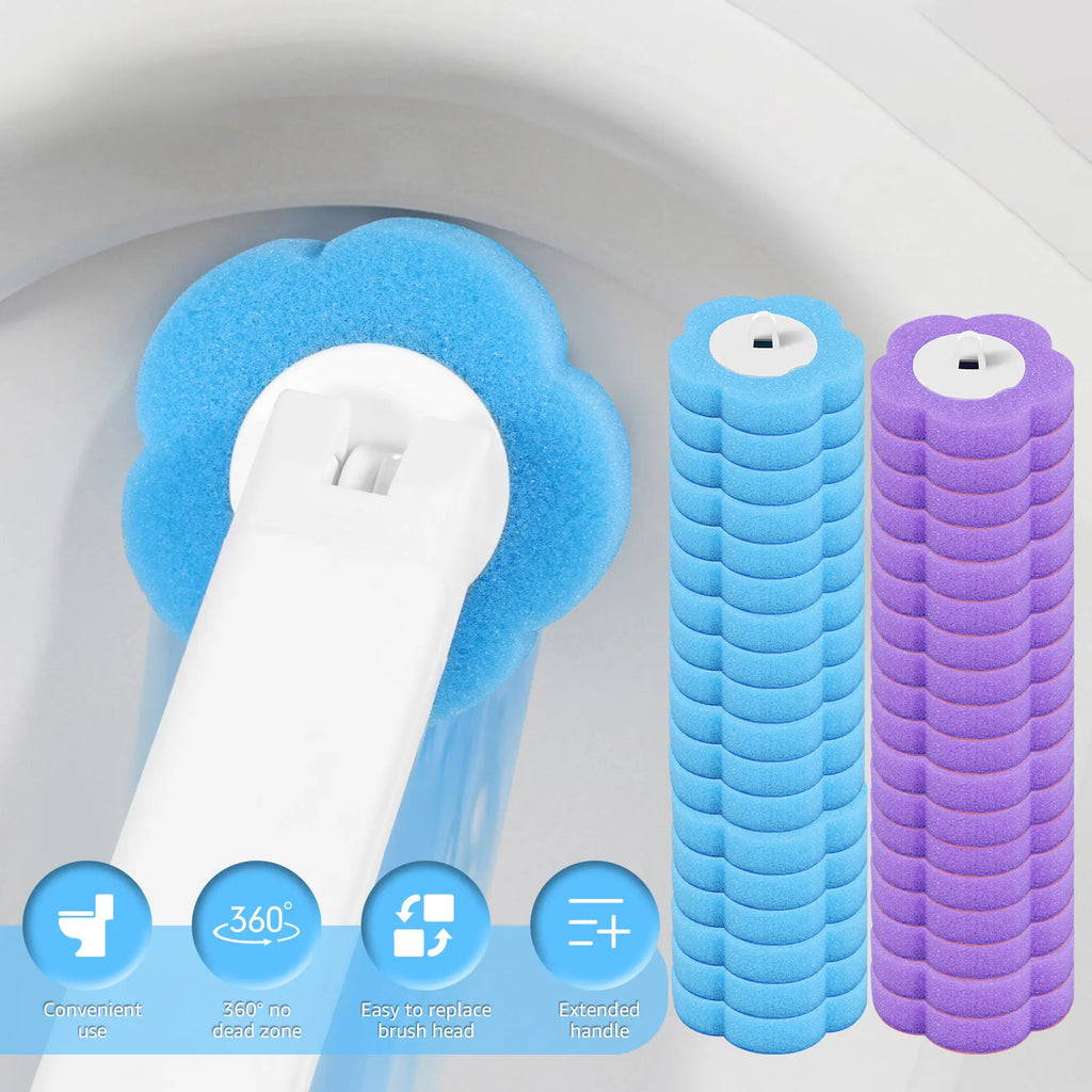 No-Touch Toilet Brush Set
