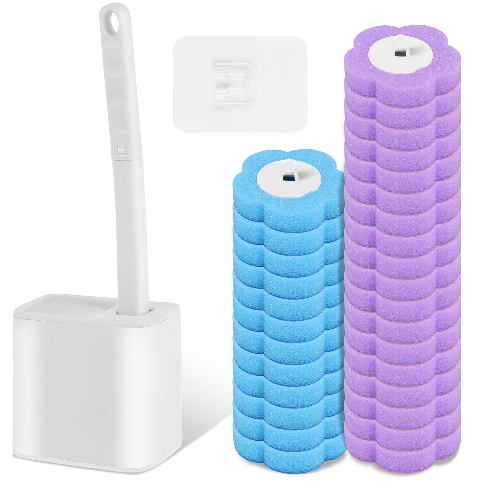 No-Touch Toilet Brush Set